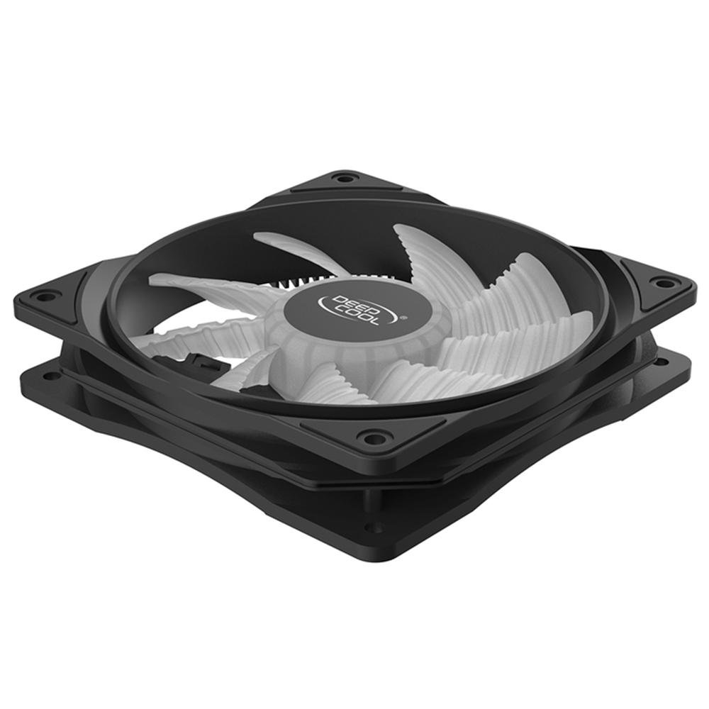 Cooler Fan Deepcool RF120B, 120mm, LED Azul, Preto - DP-FLED-RF120-BL Cooler Fan Deepcool RF120B, 120mm, LED Azul, Preto - DP-FLED-RF120-BL