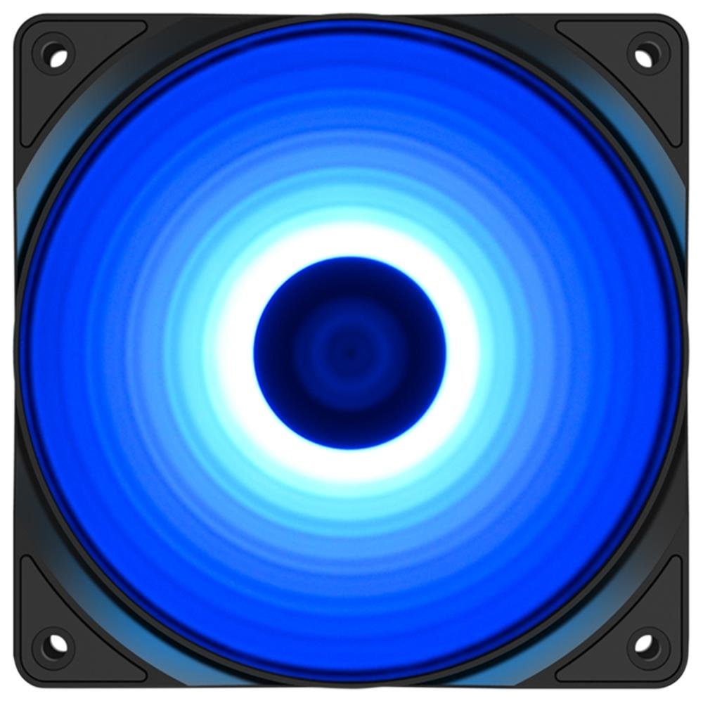 Cooler Fan Deepcool RF120B, 120mm, LED Azul, Preto - DP-FLED-RF120-BL Cooler Fan Deepcool RF120B, 120mm, LED Azul, Preto - DP-FLED-RF120-BL