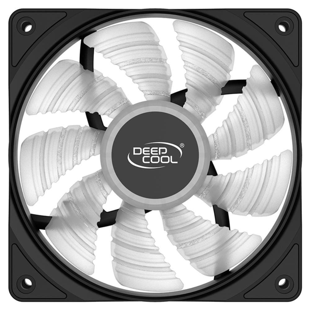 Imagem 2 de 5 do produto Cooler Fan Deepcool RF120R, 120mm, LED Vermelho, Preto - DP-FLED-RF120-RD