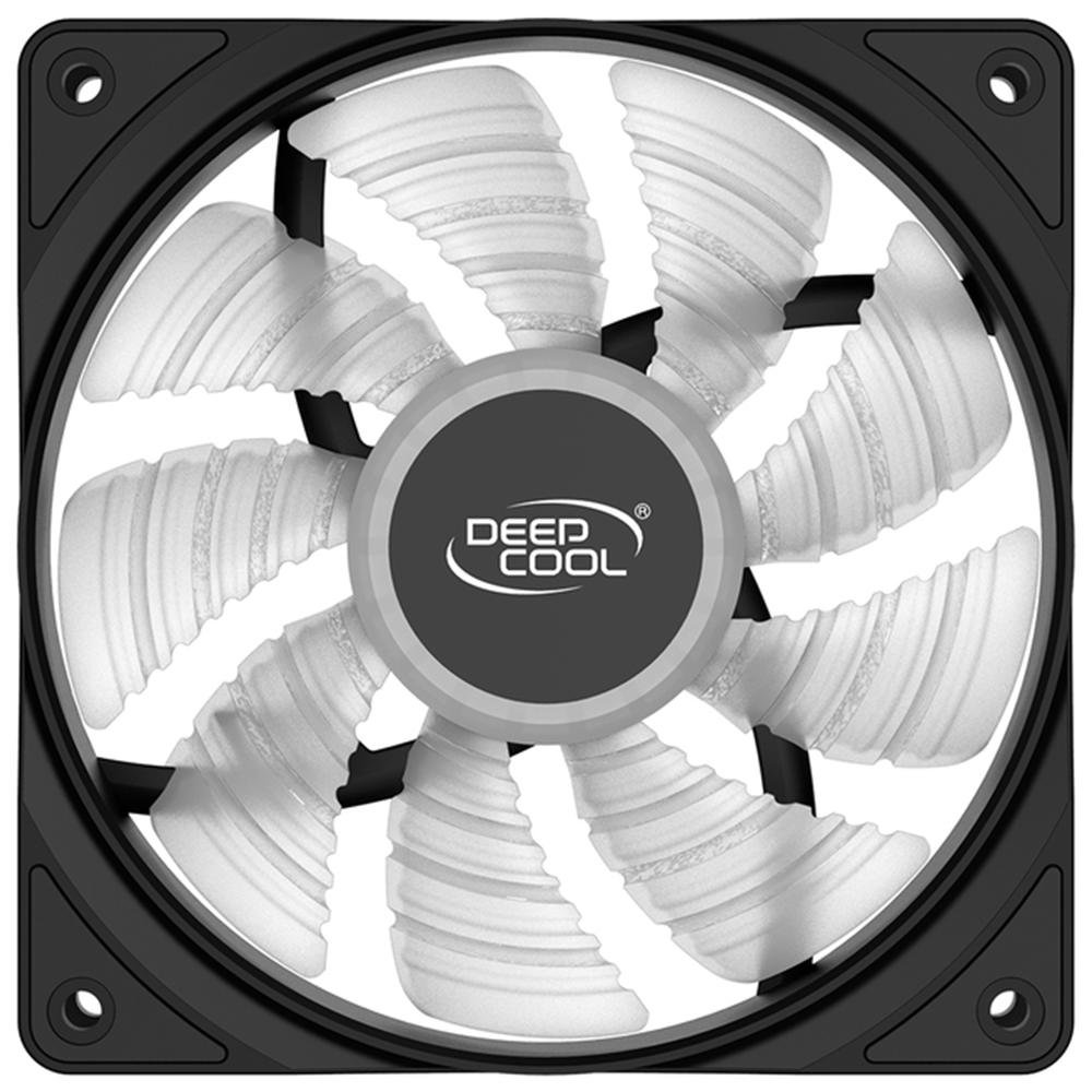Imagem 2 de 5 do produto Ventoinha Deepcool RF120W, 120mm, LED Branco, Preto - DP-FLED-RF120-WH
