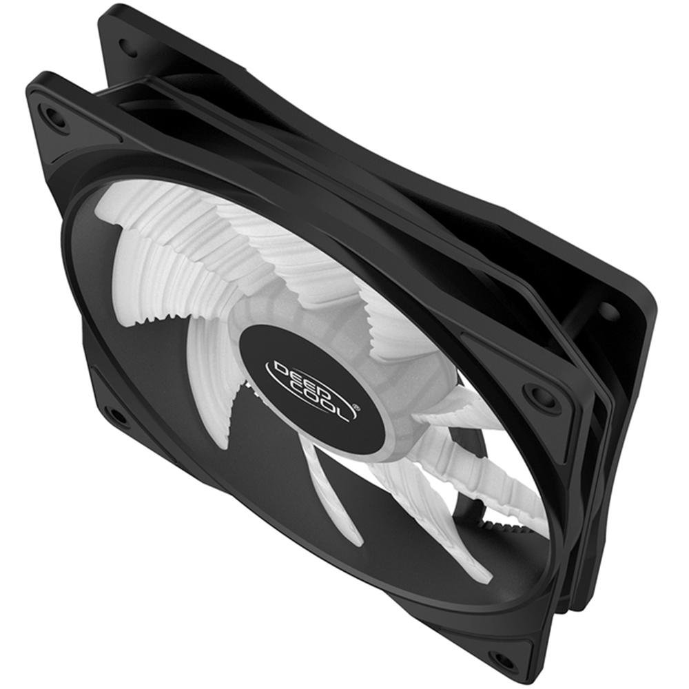 Imagem 4 de 5 do produto Ventoinha Deepcool RF120W, 120mm, LED Branco, Preto - DP-FLED-RF120-WH
