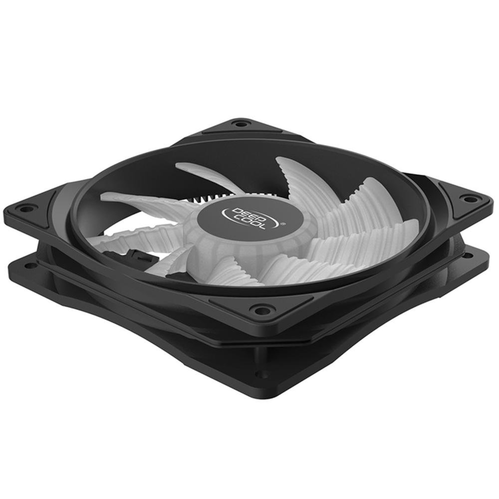 Imagem 5 de 5 do produto Ventoinha Deepcool RF120W, 120mm, LED Branco, Preto - DP-FLED-RF120-WH