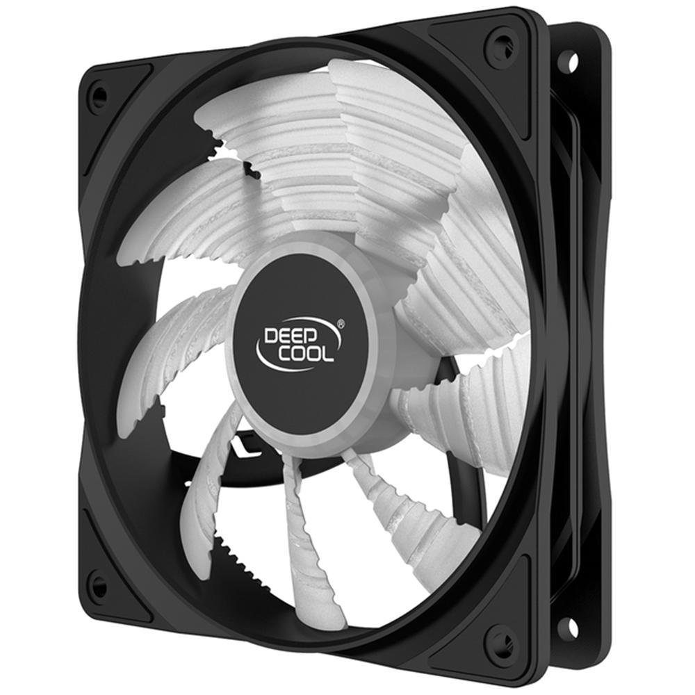 Imagem 3 de 5 do produto Ventoinha Deepcool RF120W, 120mm, LED Branco, Preto - DP-FLED-RF120-WH