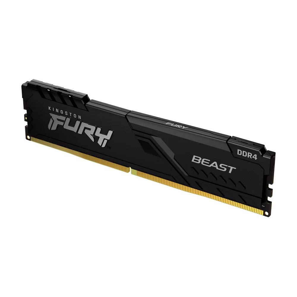 Memoria RAM Kingston Fury Beast, 16GB, 3200MT/s, DDR4, CL16, DIMM, Preto - KF432C16BB/16 - view 2