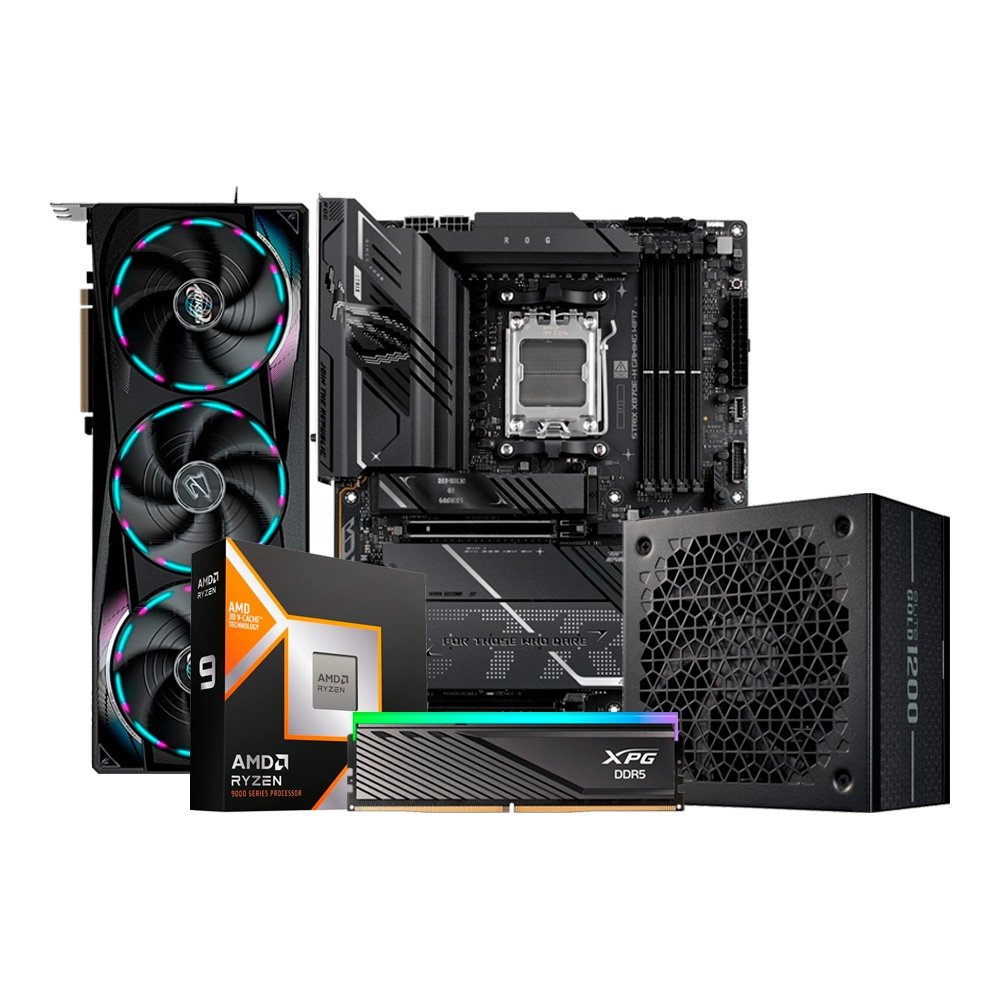 Kit Ryzen 9 9950x3d | RTX 5090 | 16GB | KaBuM!