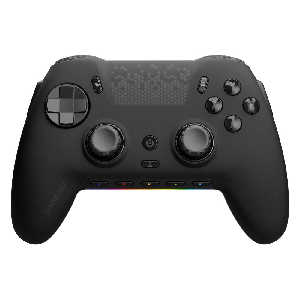 Controle Sem Fio SCUF Envision, 5 Teclas G Remapeáveis, RGB, Baixa Latência, Preto - 601-178-03-001-D2C
