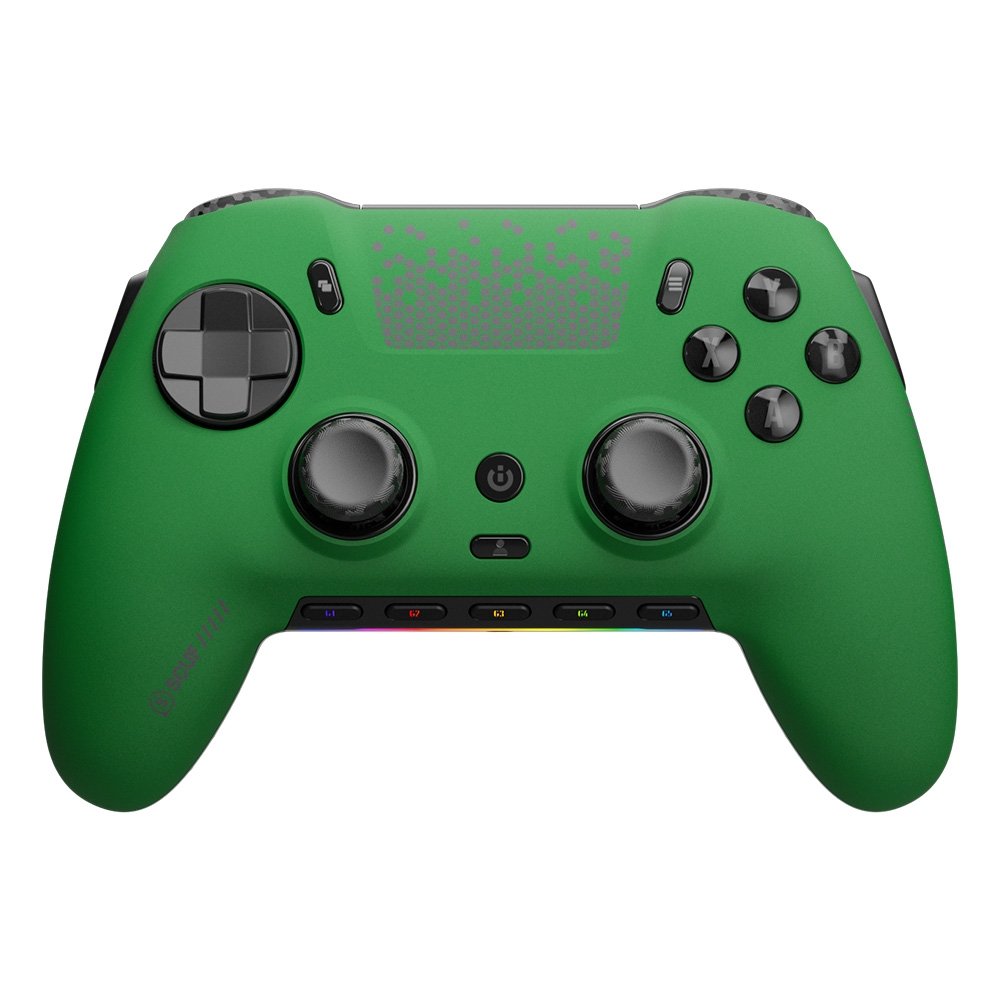 Controle Sem Fio SCUF Envision, 5 Teclas G Remapeáveis, RGB, Baixa Latência, Verde - 601-178-03-005-D2C