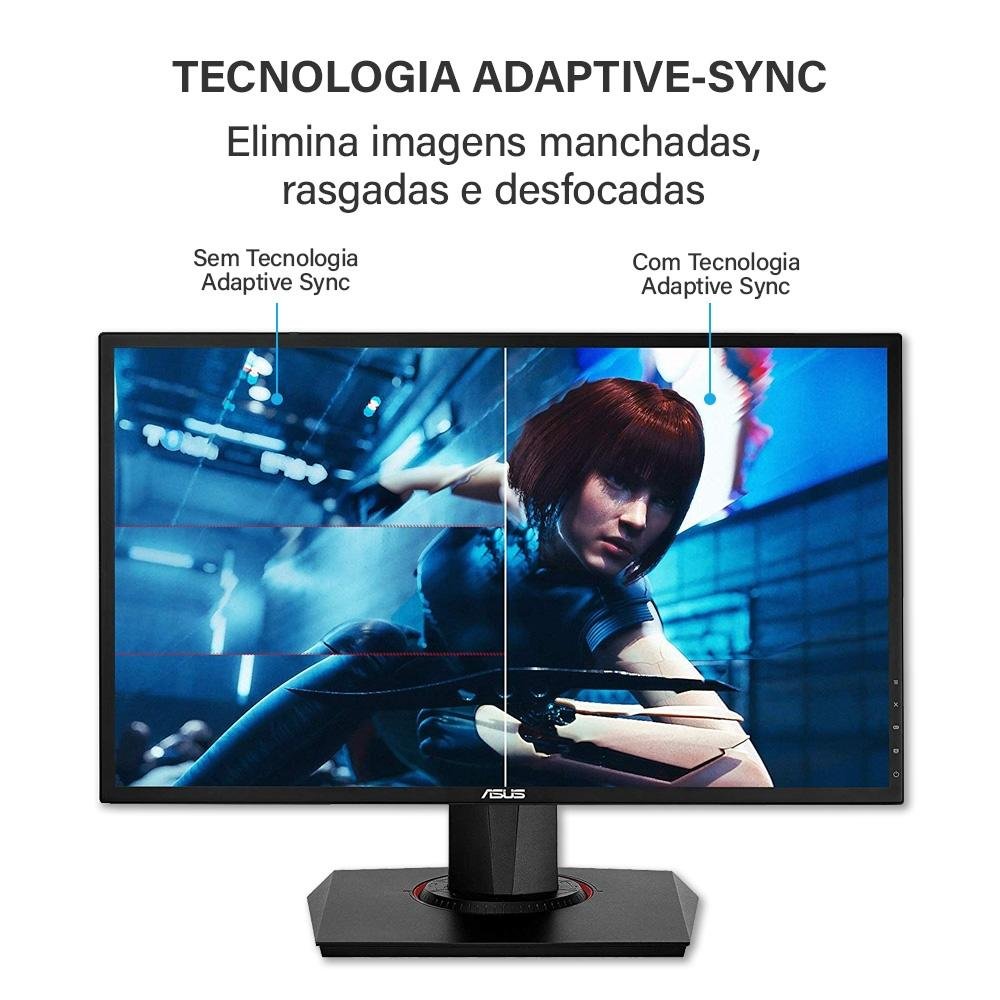 Monitor Gamer Asus 24´, HDMI, 165Hz 0.5ms | KaBuM!