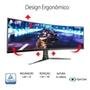 Monitor Gamer Curvo ASUS ROG Swift 49", DFHD, UltraWide, 144Hz, FreeSync Premium Pro, HDR 400, Altura Ajustável, Som Integrado - XG49VQ
