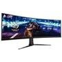 Monitor Gamer Curvo ASUS ROG Swift 49", DFHD, UltraWide, 144Hz, FreeSync Premium Pro, HDR 400, Altura Ajustável, Som Integrado - XG49VQ