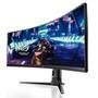 Monitor Gamer Curvo ASUS ROG Swift 49", DFHD, UltraWide, 144Hz, FreeSync Premium Pro, HDR 400, Altura Ajustável, Som Integrado - XG49VQ