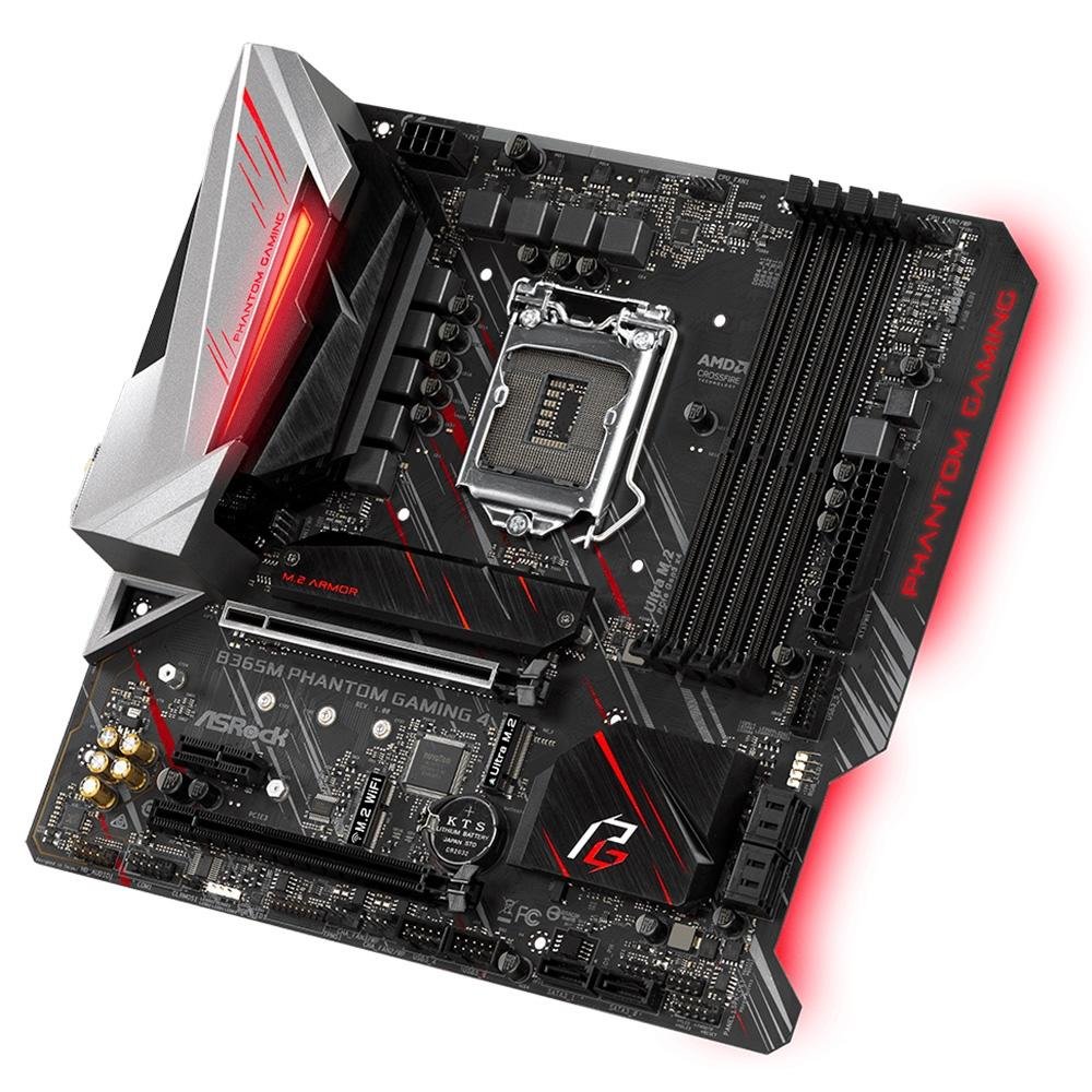 Imagem 4 de 5 do produto Placa-mãe Asrock B365M Phantom Gaming 4, Intel LGA 1151, mATX, DDR4