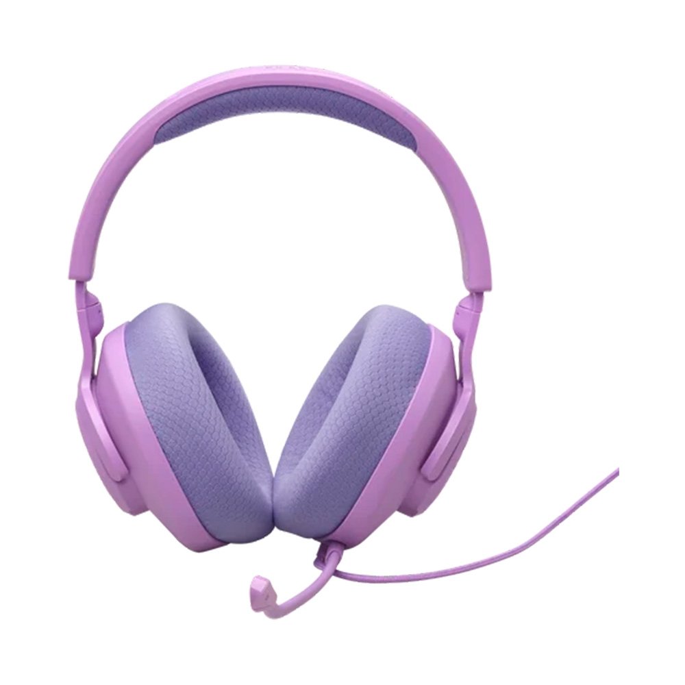 Imagem 2 de 9 do produto Headset Gamer JBL Quantum 100M2, Microfone Removível, PC PS5 Xbox Switch, Roxo - JBLQTUM100M2PUR
