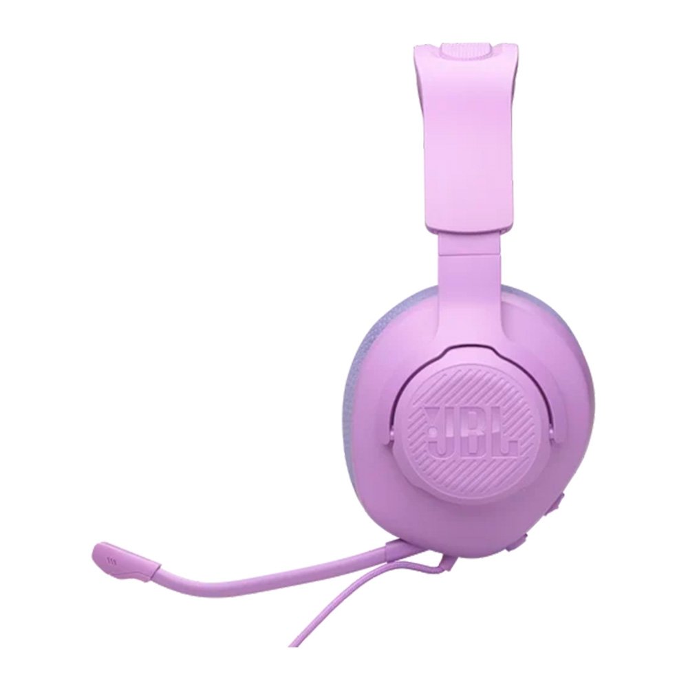 Imagem 4 de 9 do produto Headset Gamer JBL Quantum 100M2, Microfone Removível, PC PS5 Xbox Switch, Roxo - JBLQTUM100M2PUR