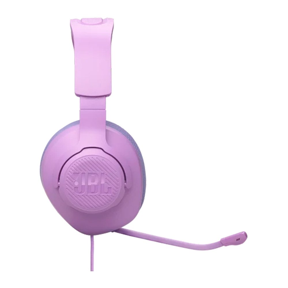 Imagem 5 de 9 do produto Headset Gamer JBL Quantum 100M2, Microfone Removível, PC PS5 Xbox Switch, Roxo - JBLQTUM100M2PUR