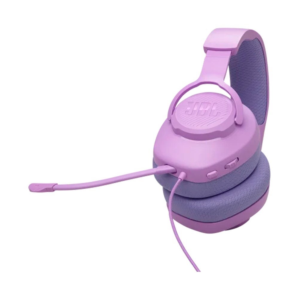Imagem 6 de 9 do produto Headset Gamer JBL Quantum 100M2, Microfone Removível, PC PS5 Xbox Switch, Roxo - JBLQTUM100M2PUR