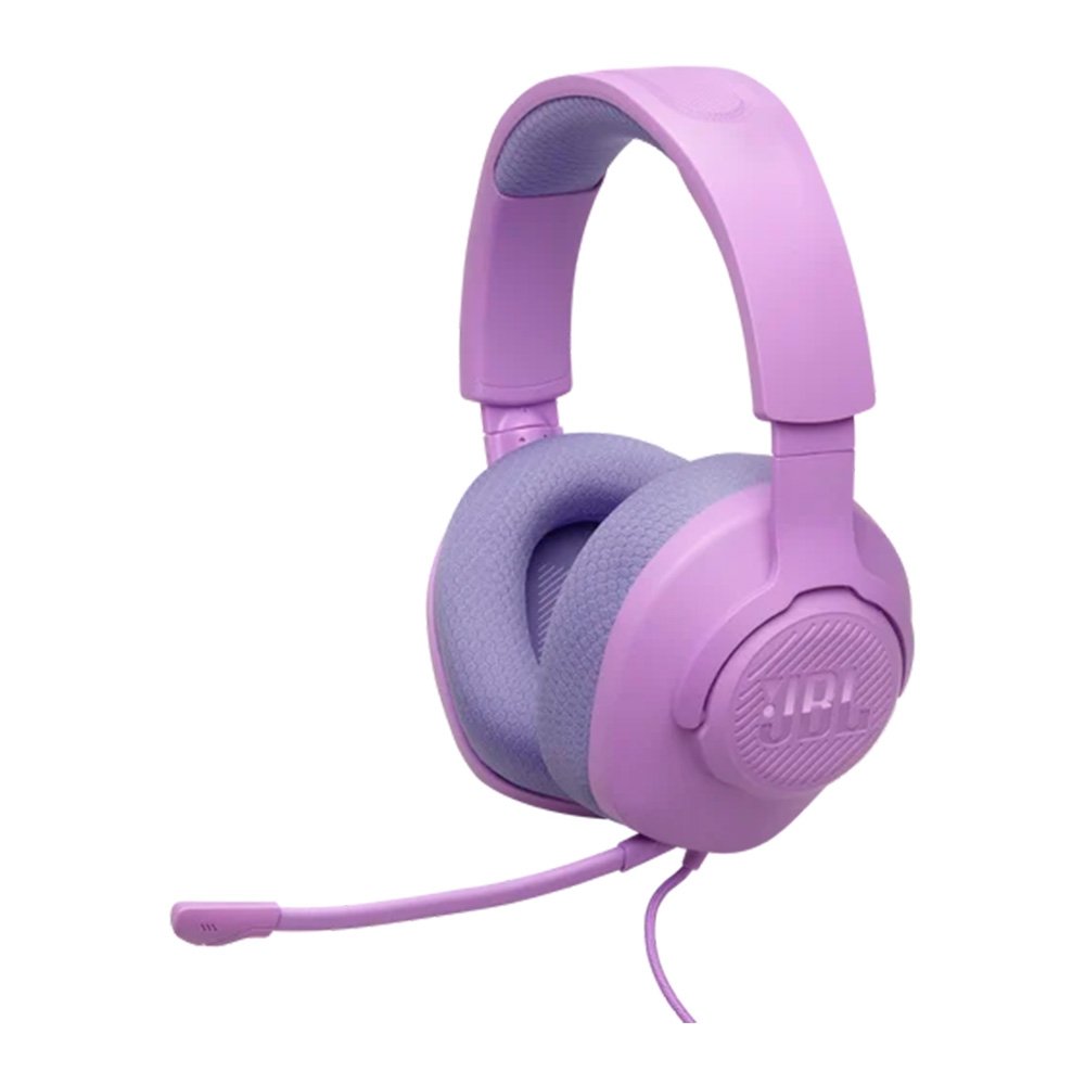 Imagem 7 de 9 do produto Headset Gamer JBL Quantum 100M2, Microfone Removível, PC PS5 Xbox Switch, Roxo - JBLQTUM100M2PUR