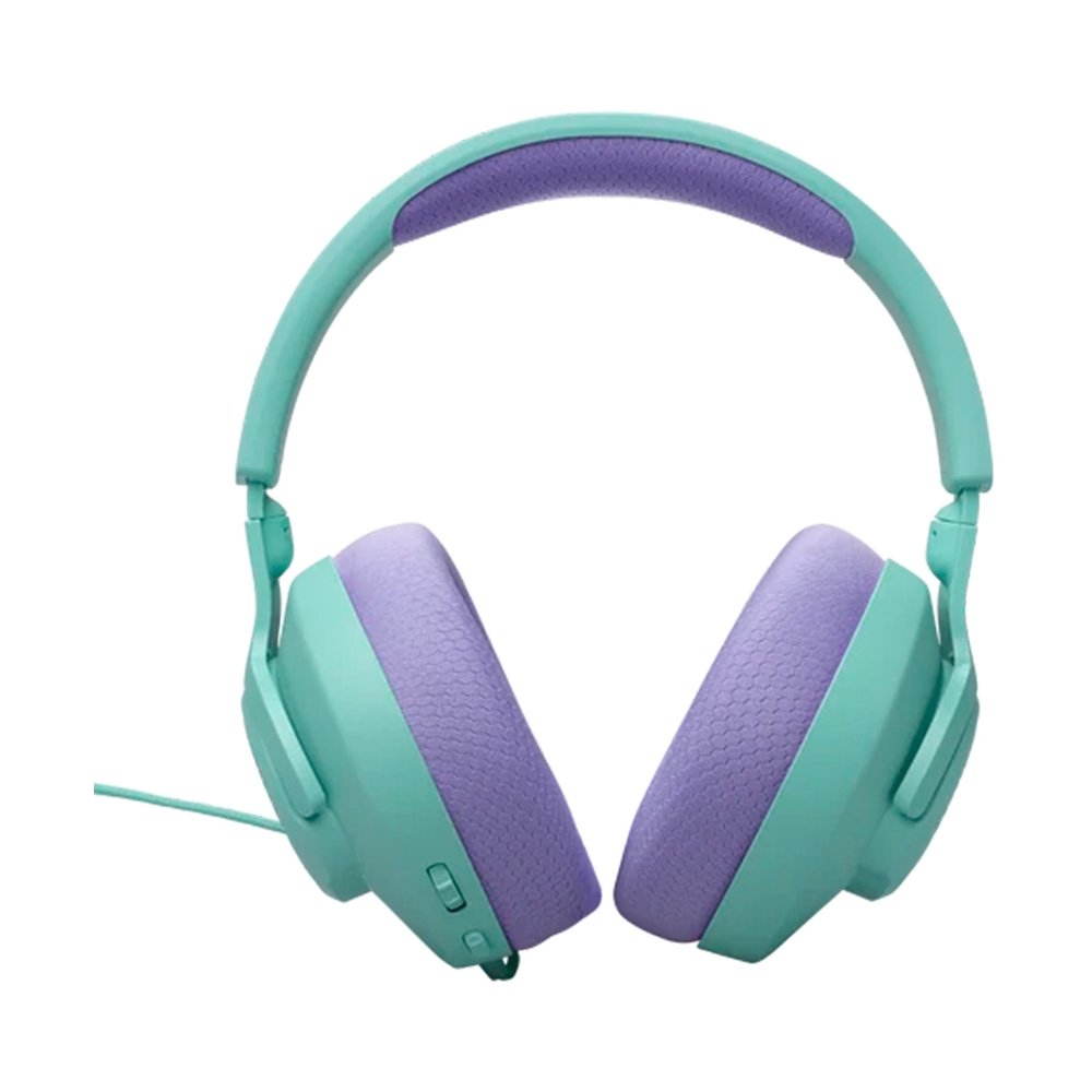 Imagem 3 de 5 do produto Headset Gamer JBL Quantum 100M2, Microfone Removível, PC PS5 Xbox Switch, Ciano - JBLQTUM100M2CYN