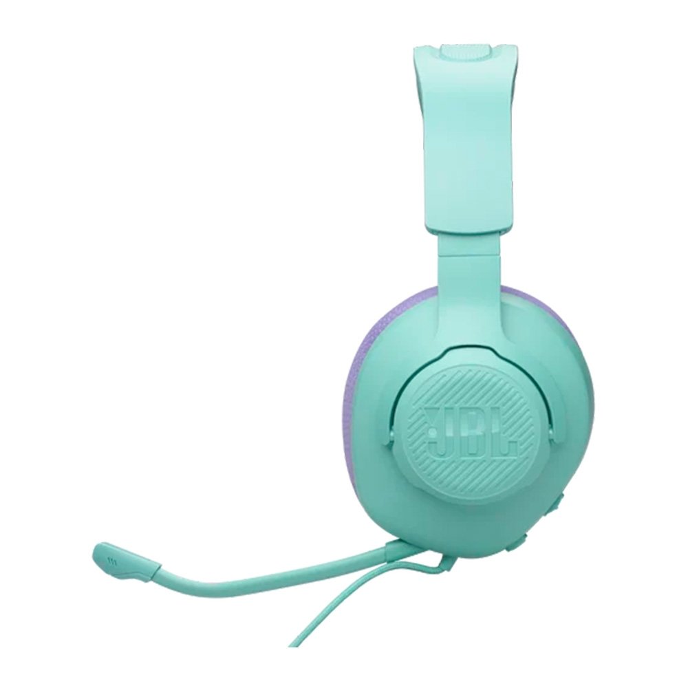Imagem 4 de 5 do produto Headset Gamer JBL Quantum 100M2, Microfone Removível, PC PS5 Xbox Switch, Ciano - JBLQTUM100M2CYN