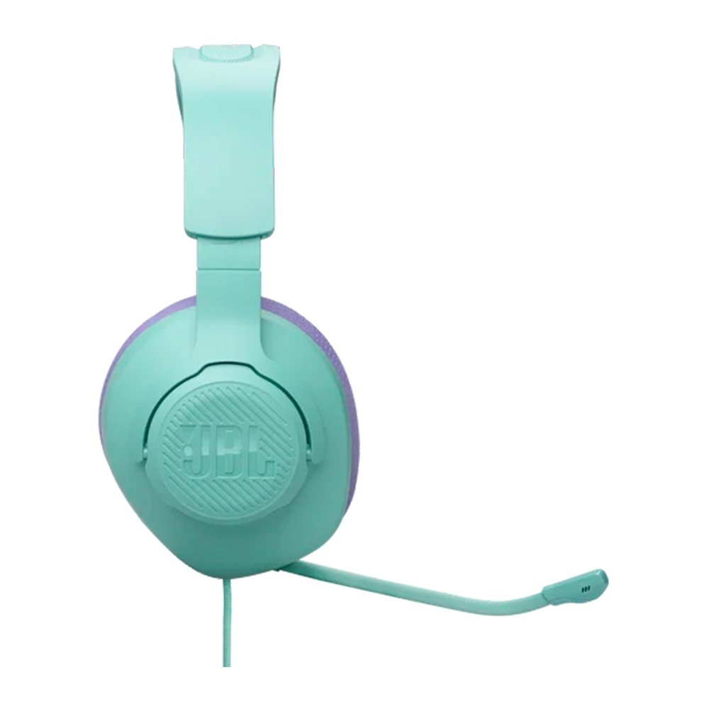 Imagem 5 de 5 do produto Headset Gamer JBL Quantum 100M2, Microfone Removível, PC PS5 Xbox Switch, Ciano - JBLQTUM100M2CYN