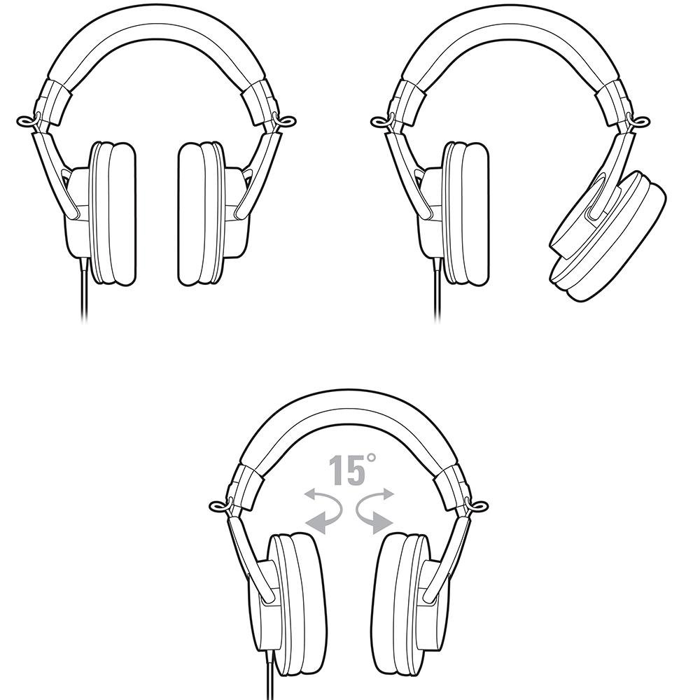Imagem 5 de 5 do produto Fone de Ouvido Audio-Technica ATH-M20X, P2 - 10750002