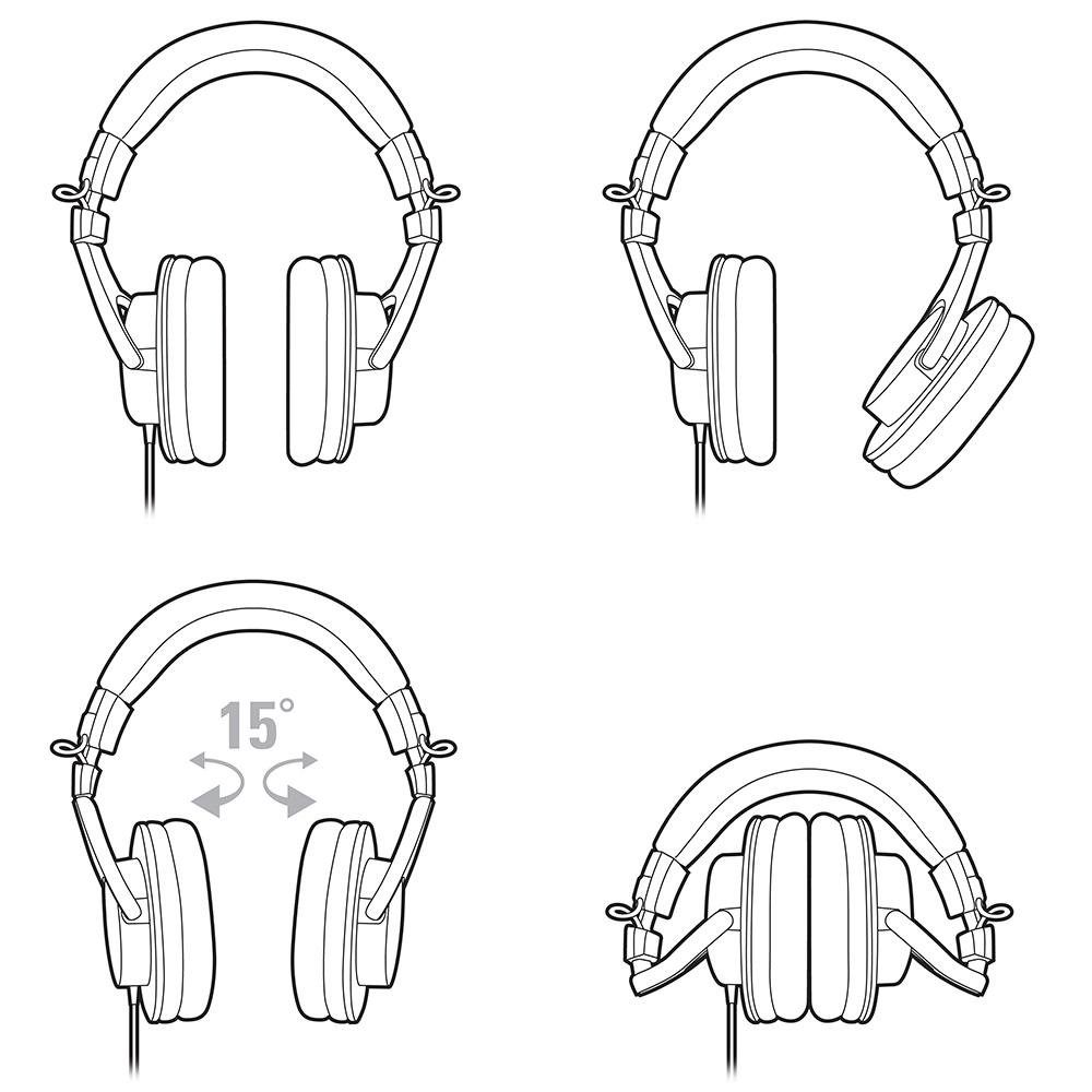Fone de Ouvido Audio-Technica ATH-M30X, P2 - 10750003 Fone de Ouvido Audio-Technica ATH-M30X, P2 - 10750003