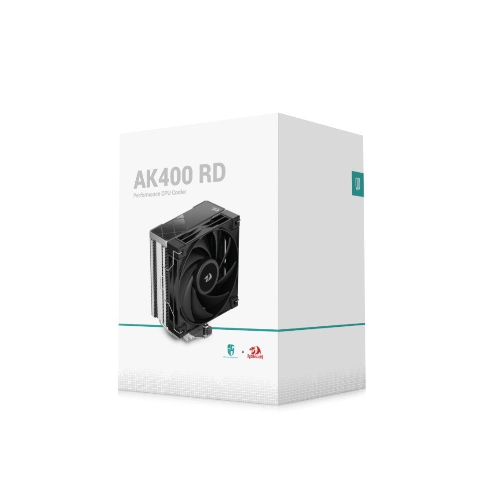 Air Cooler GamerStorm Redragon AK400 RD, 4 Heatpipes, Fan 120mm, Preto - R-AK400-BKNNMD-AJG 14