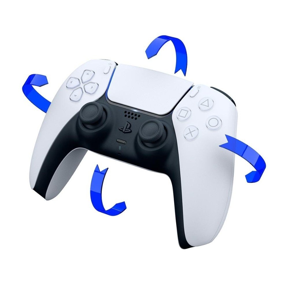 Controle Sem Fio Sony DualSense, PlayStation 5, Bluetooth, Branco - 3005767 - view 6