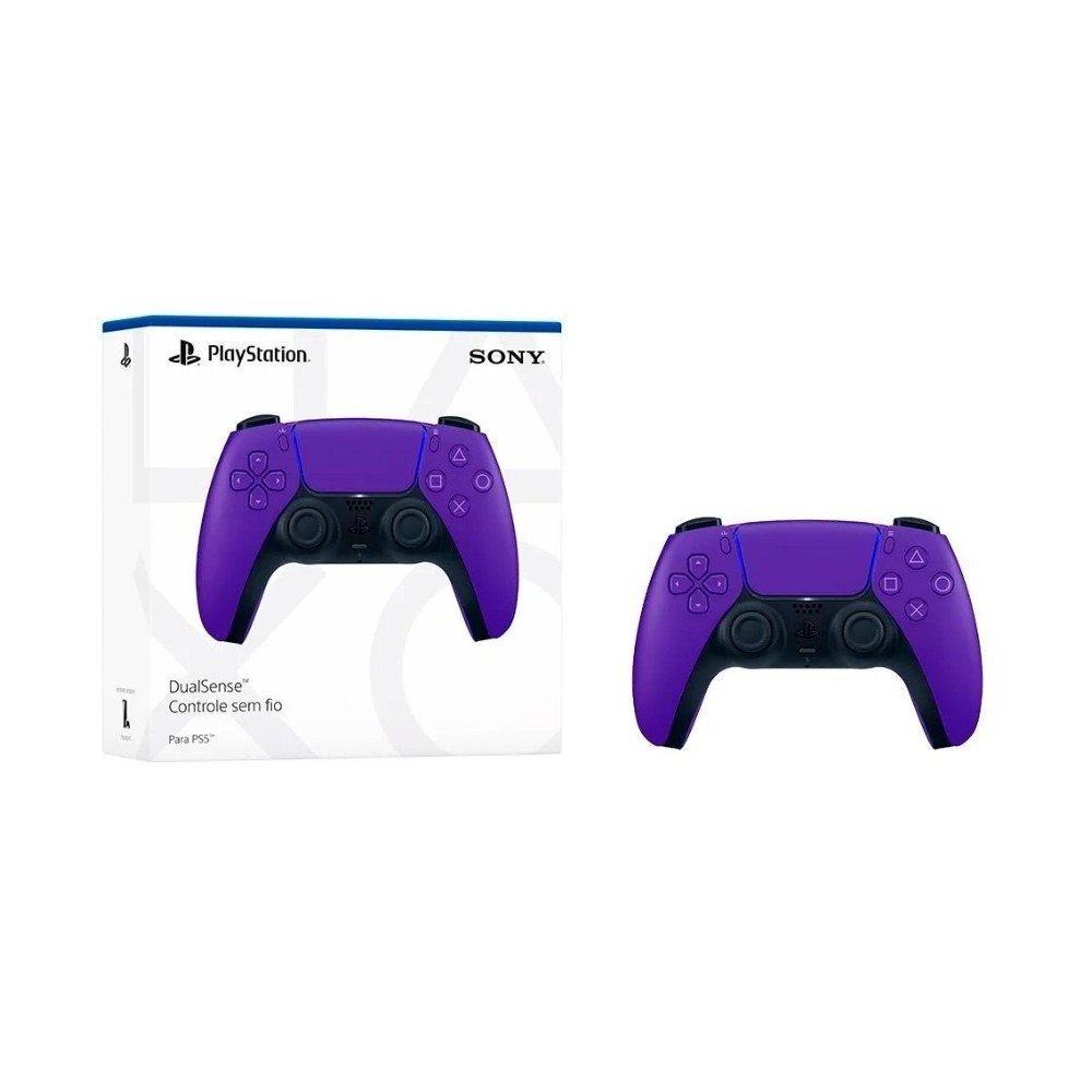 Controle Sem Fio Sony DualSense, PlayStation 5, Bluetooth, Galactic Purple - CFI-ZCT1W - view 5