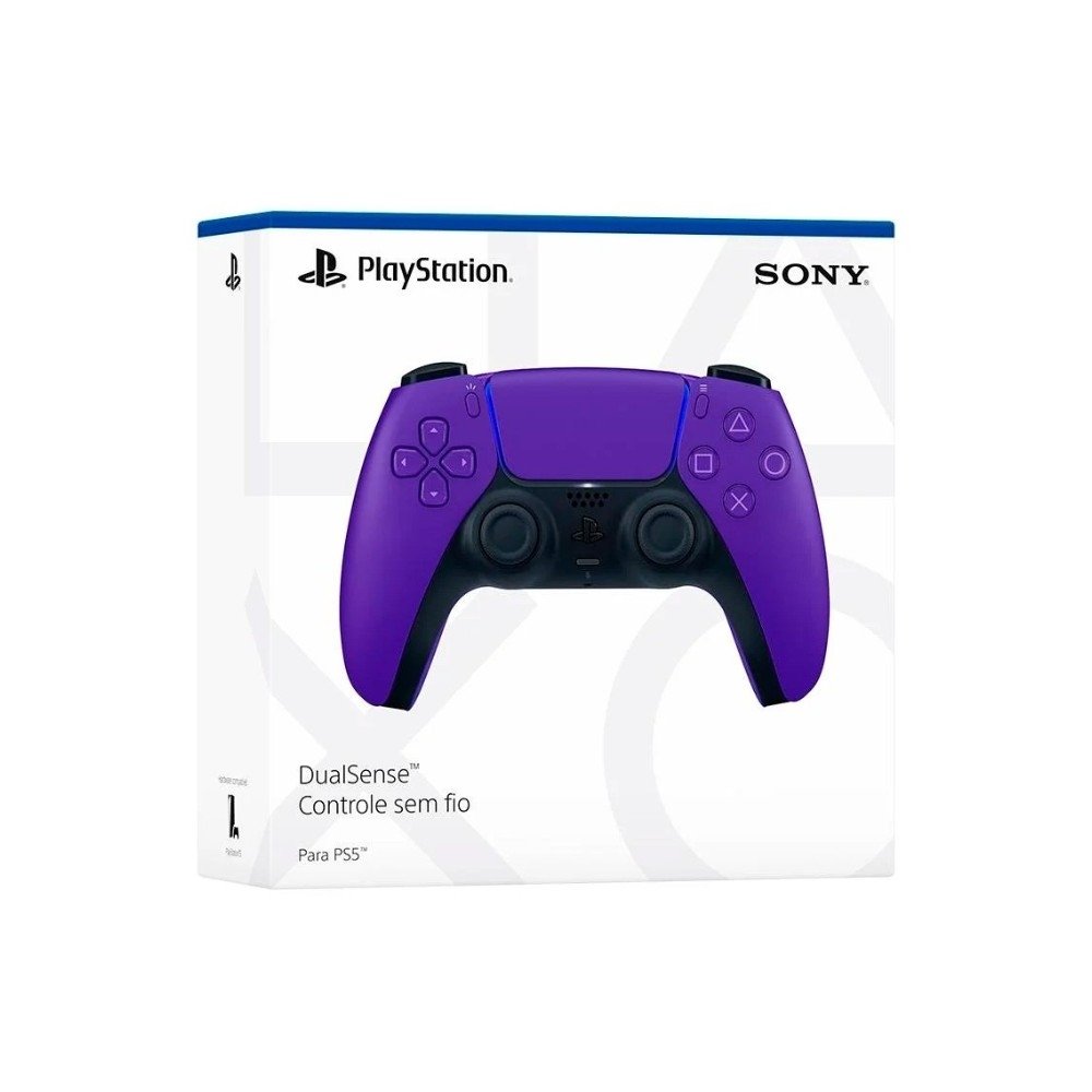 Controle Sem Fio Sony DualSense, PlayStation 5, Bluetooth, Galactic Purple - CFI-ZCT1W - view 6