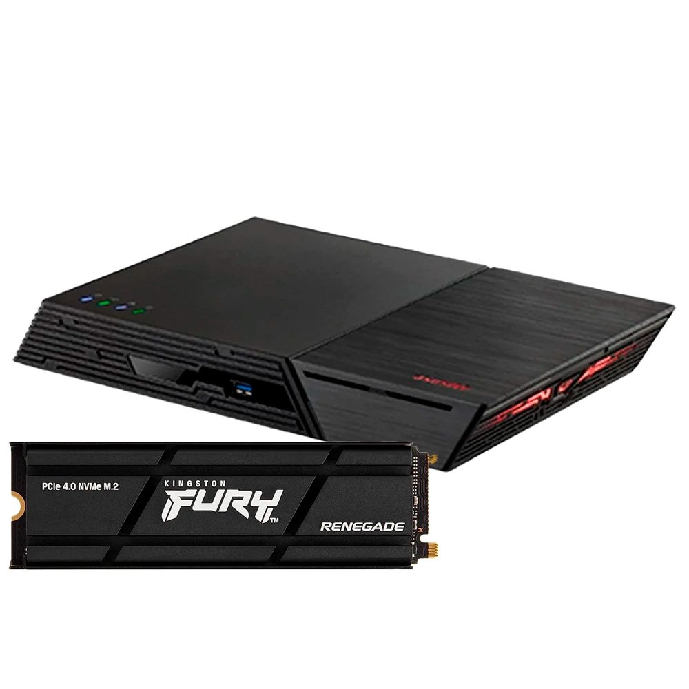 Kit Storage Asustor NAS Flashstor 12 Pro FS6712X + SSD Kingston Fury Renegade, 1TB, M.2 2280 - view 2