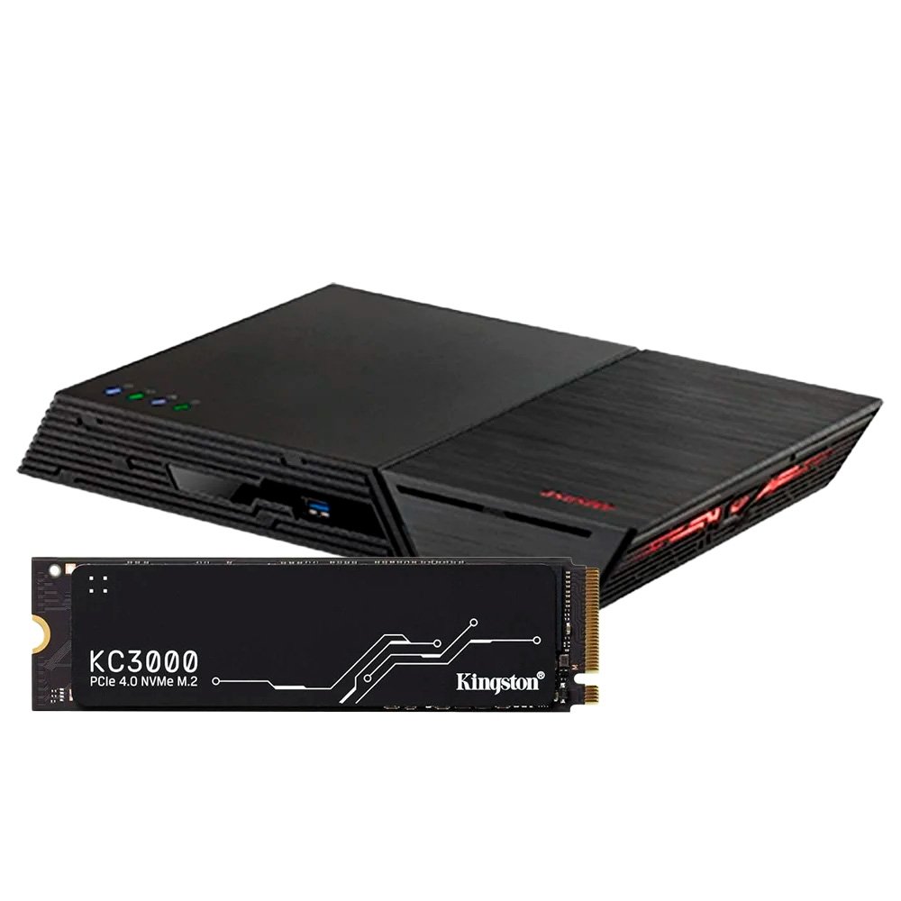 Kit Storage Asustor NAS Flashstor 12 Pro FS6712X + SSD Kingston KC3000, 512 GB, M.2 2280 - view 2