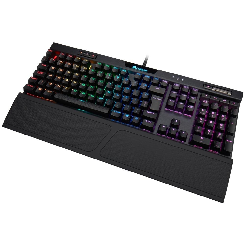 Teclado Mecânico Gamer Corsair K70 MK.2 Rapidfire, RGB, Switch