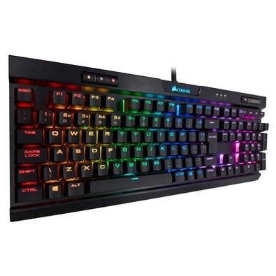 Corsair K70 RGB メカニカルキーボード（USB二口） Teclado Mecânico Gamer Corsair K70 MK.2 Rapidfire, RGB, Switch