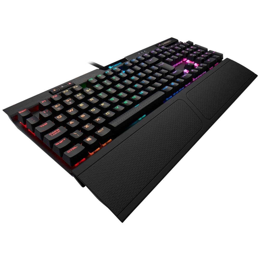 Teclado Mecânico Gamer Corsair K70 MK.2 Rapidfire, RGB, Switch Cherry MX Low Profile Speed, ABNT2 - CH-9109018-BR
