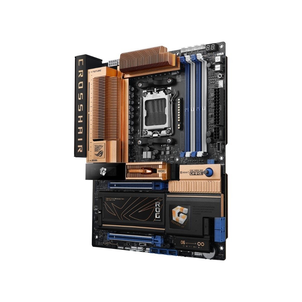ROG/CORSAIRパソコン Placa-Mãe ASUS ROG Crosshair X870E | KaBuM!
