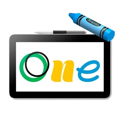 KIT CREATIVE -  Mesa Digitalizadora Wacom One, 12 + Pen Drive 64GB SanDisk Crayola USB-C, Cerulean Blue