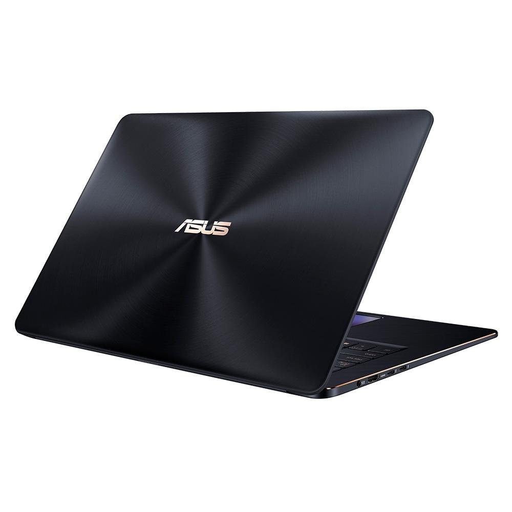 Imagem 11 de 17 do produto Notebook Asus Zenbook Pro, Core i9-8950HK, 16GB, 1TB, NVIDIA GeForce GTX 1050 Ti, Windows 10 Home, 15.6´, Azul Escuro - UX580GE-E2094T