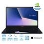 Notebook Asus Zenbook Pro, Core i9-8950HK, 16GB, 1TB, NVIDIA GeForce GTX 1050 Ti, Windows 10 Home, 15.6´, Azul Escuro - UX580GE-E2094T