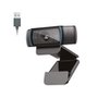 Webcam Full HD Logitech C920s com Microfone Embutido, Proteção de Privacidade, Widescreen 1080p, Compatível Logitech Capture - 960-001257