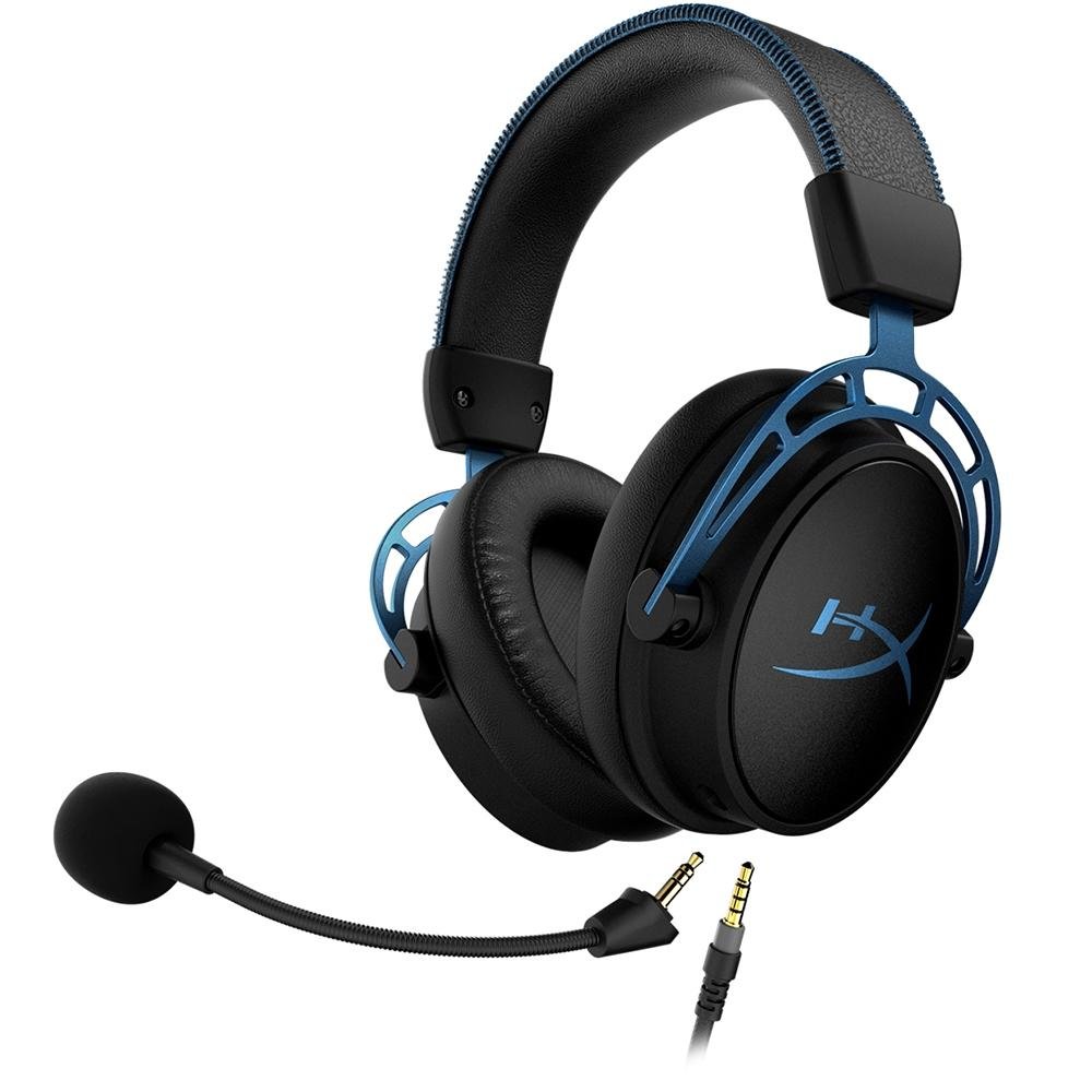 Headset Gamer HyperX Cloud Alpha S Azul, Som Surround 7.1, Drivers 50mm, USB e P3 - 4P5L3AA