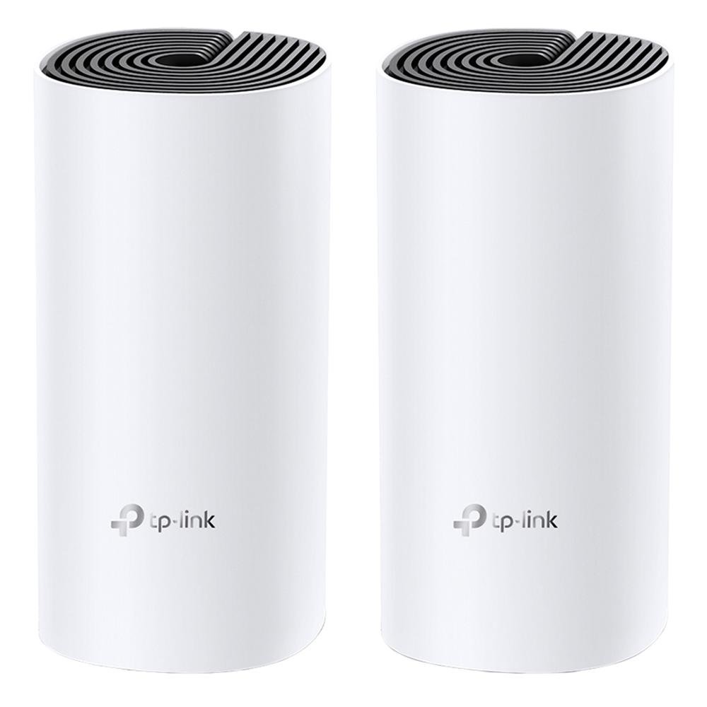 Roteador Wireless TP-Link Deco E4, AC1200, 1200 mbps, 2 pcs - DECO E4 Roteador Wireless TP-Link Deco E4, AC1200, 1200 mbps, 2 pcs - DECO E4