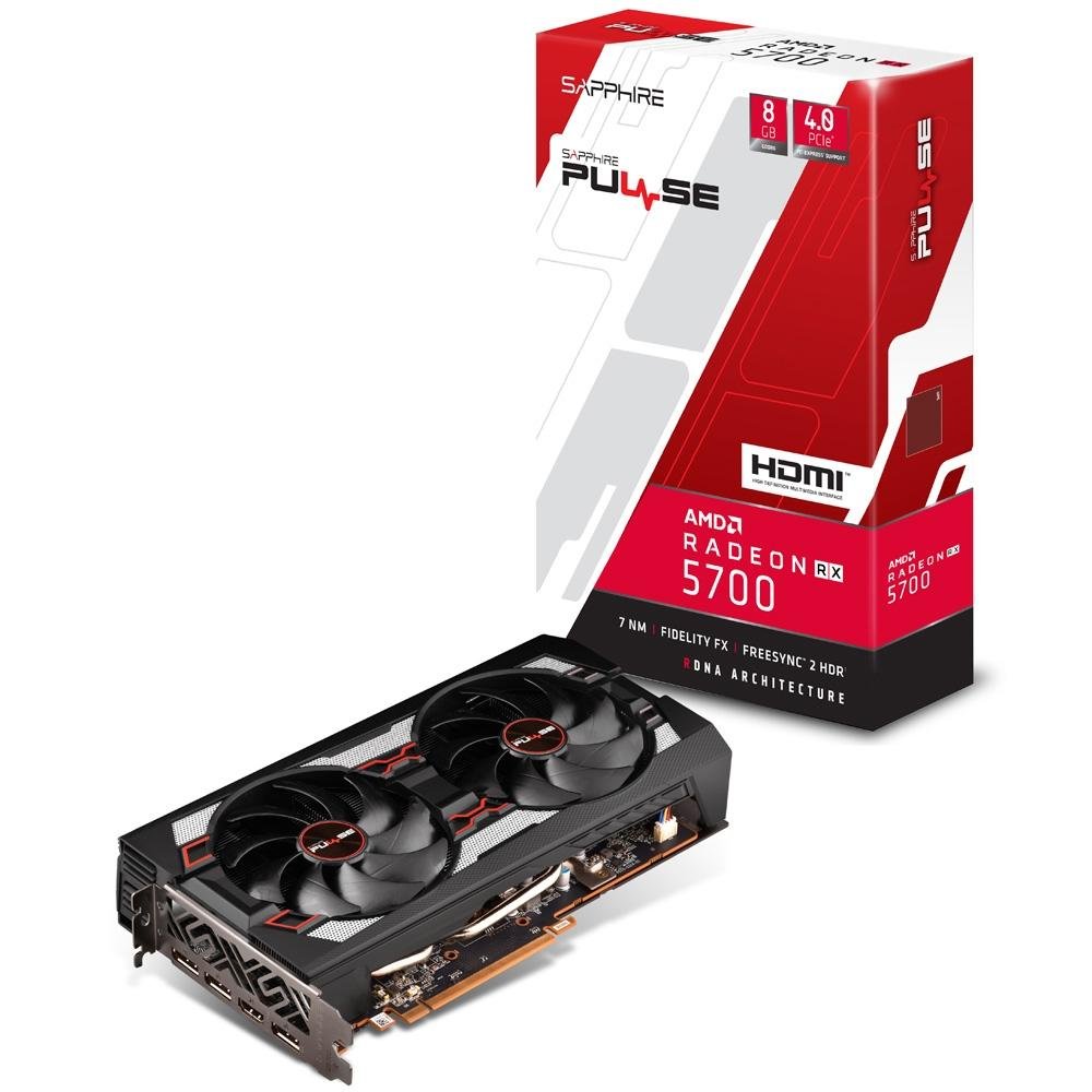 グラフィックボード・グラボ・ビデオカード Sapphire PULSE AMD Radeon RX 5700 8GB placa-de-video-sapphire-amd-