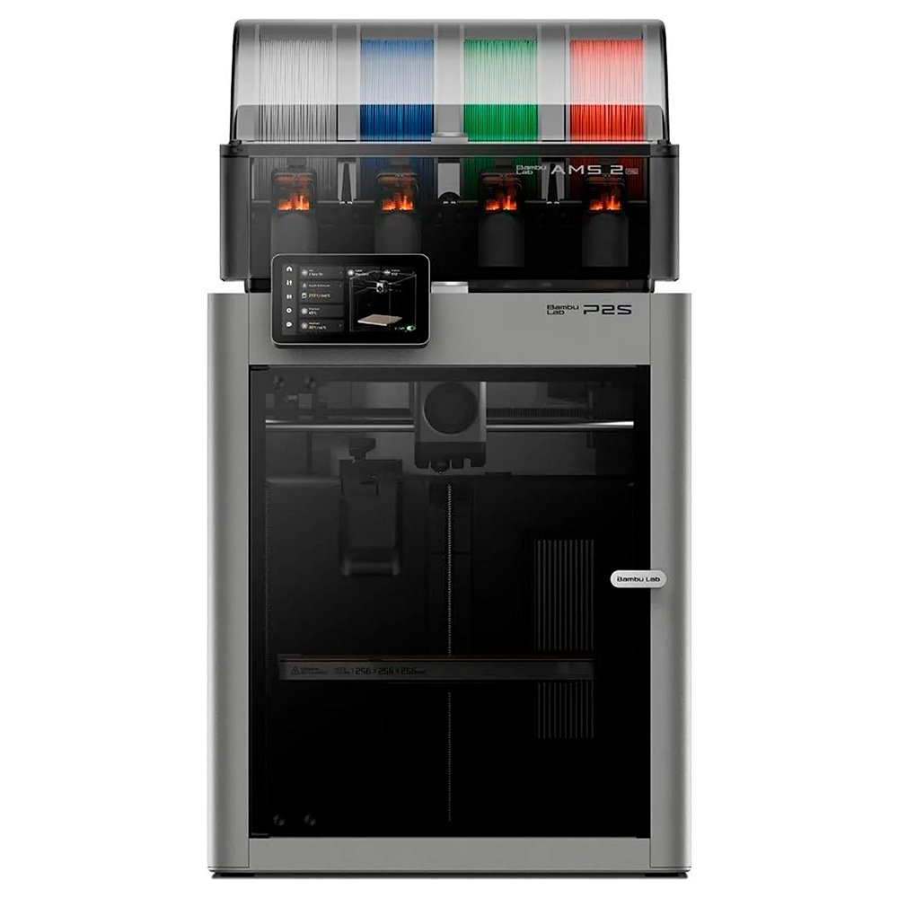Imagem 4 de 5 do produto Impressora 3D Bambu Lab P2SC - P2S + AMS (Combo), Gabinete Fechado, Impressão multicolorida, 127V - PF004-U+SA007-LV