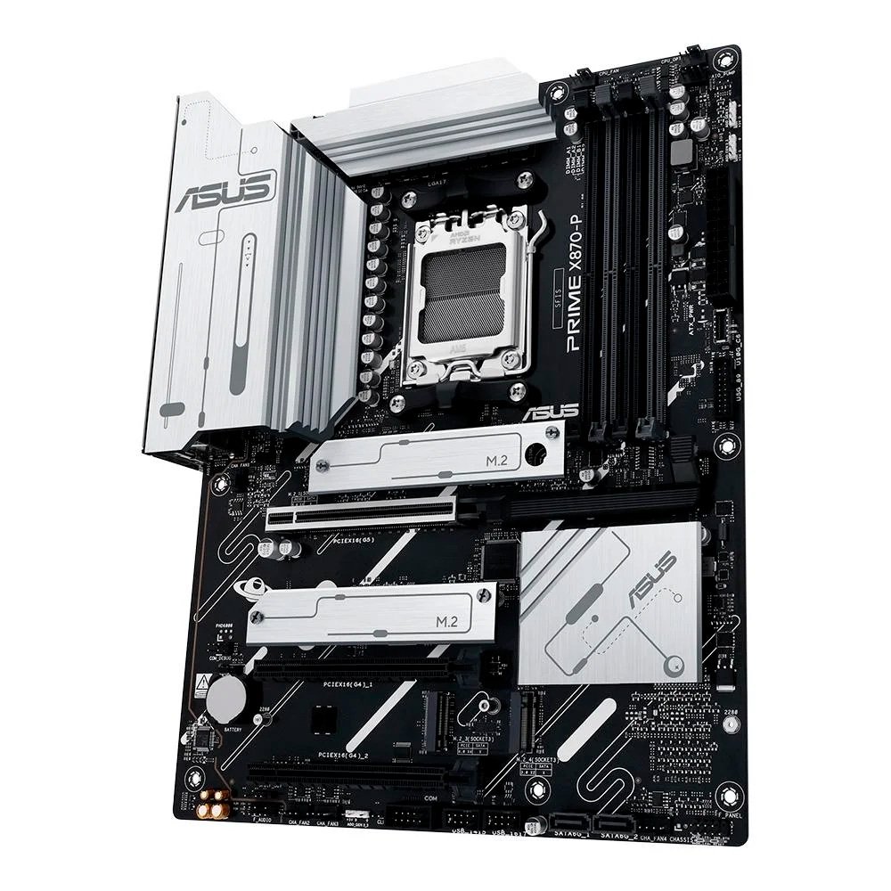 Kit Placa Mãe Asus PRIME X870-P AM5 + Processador AMD Ryzen 7 7800X3D - view 3