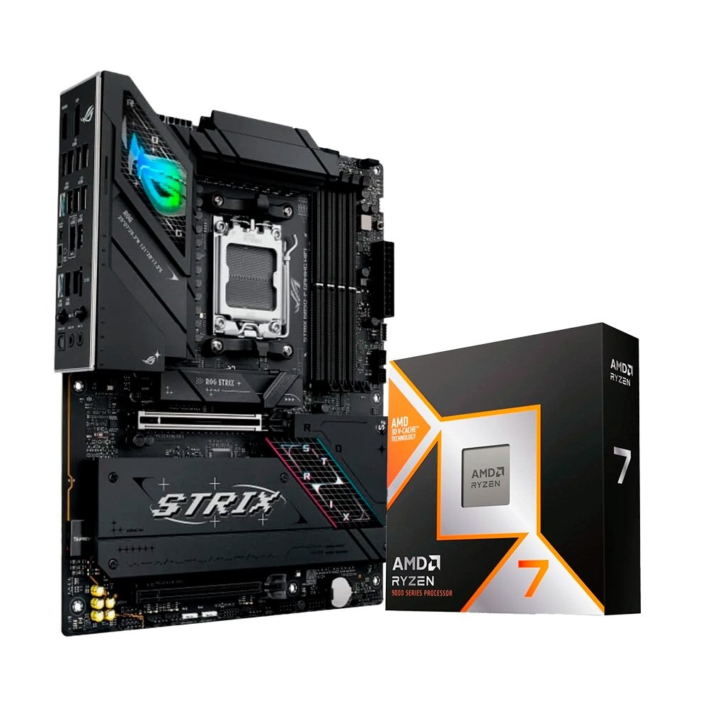 Kit Upgrade Ryzen 7 9800X3D e ROG Strix B850-F WiF