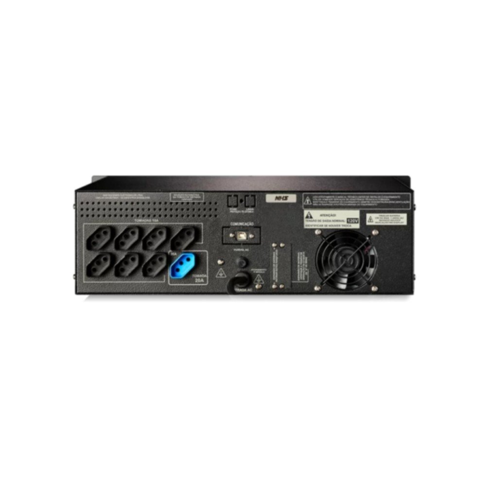 Nobreak NHS Premium PDV Senoidal Rack, 1500VA, 4 Baterias Seladas, 9Ah, FP 0.9, 48V, 8 Tomadas, Bivolt, Preto - 91.B1.015200