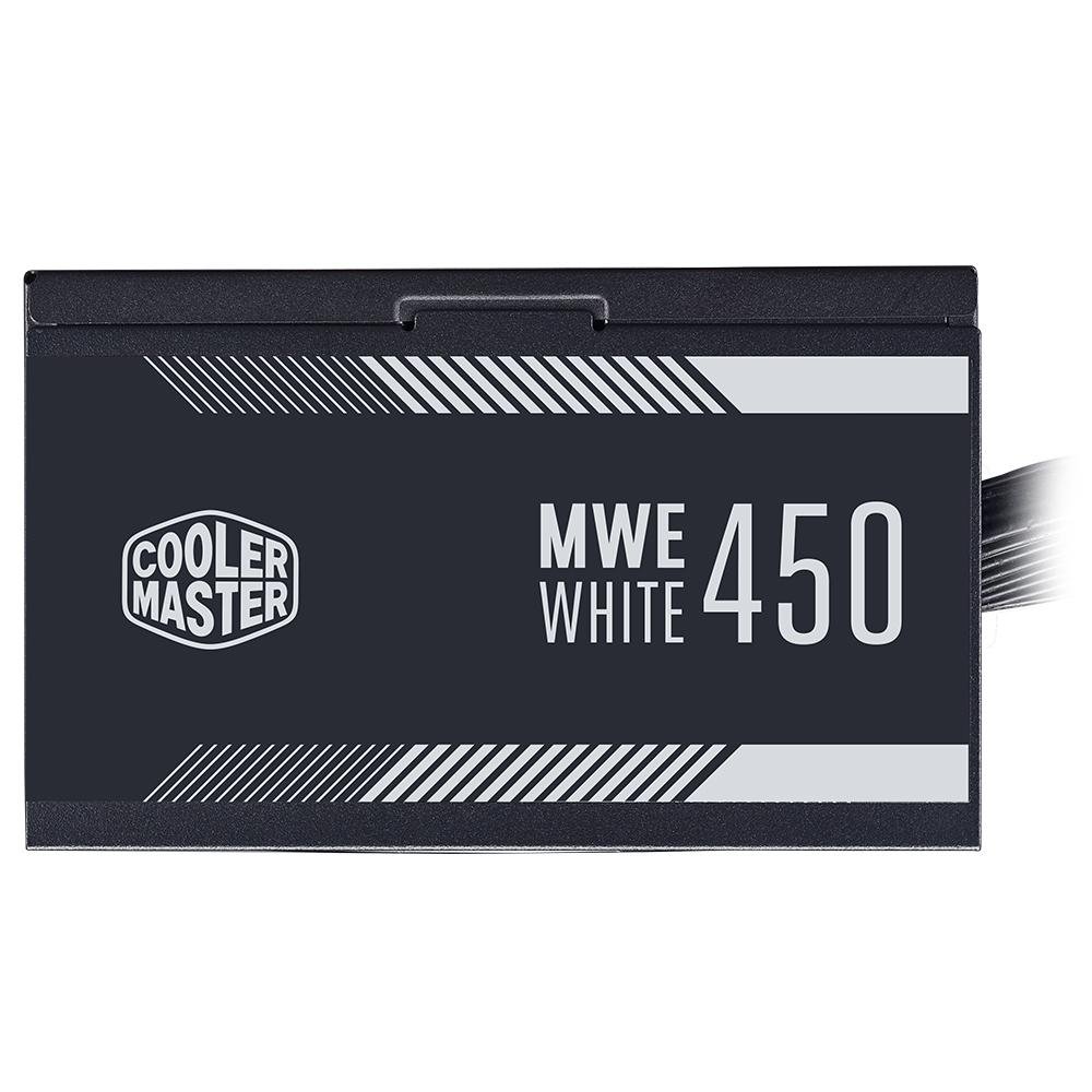 Imagem 5 de 9 do produto Fonte Cooler Master MWE White V2 450W, 80 Plus White - MPE-4501-ACAAW-BR