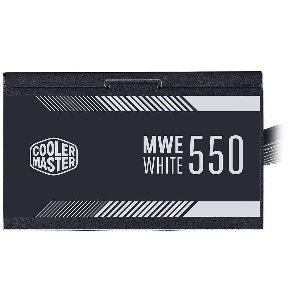 Imagem 5 de 9 do produto Fonte Cooler Master MWE White V2 550W, 80 Plus White - MPE-5501-ACAAW-BR