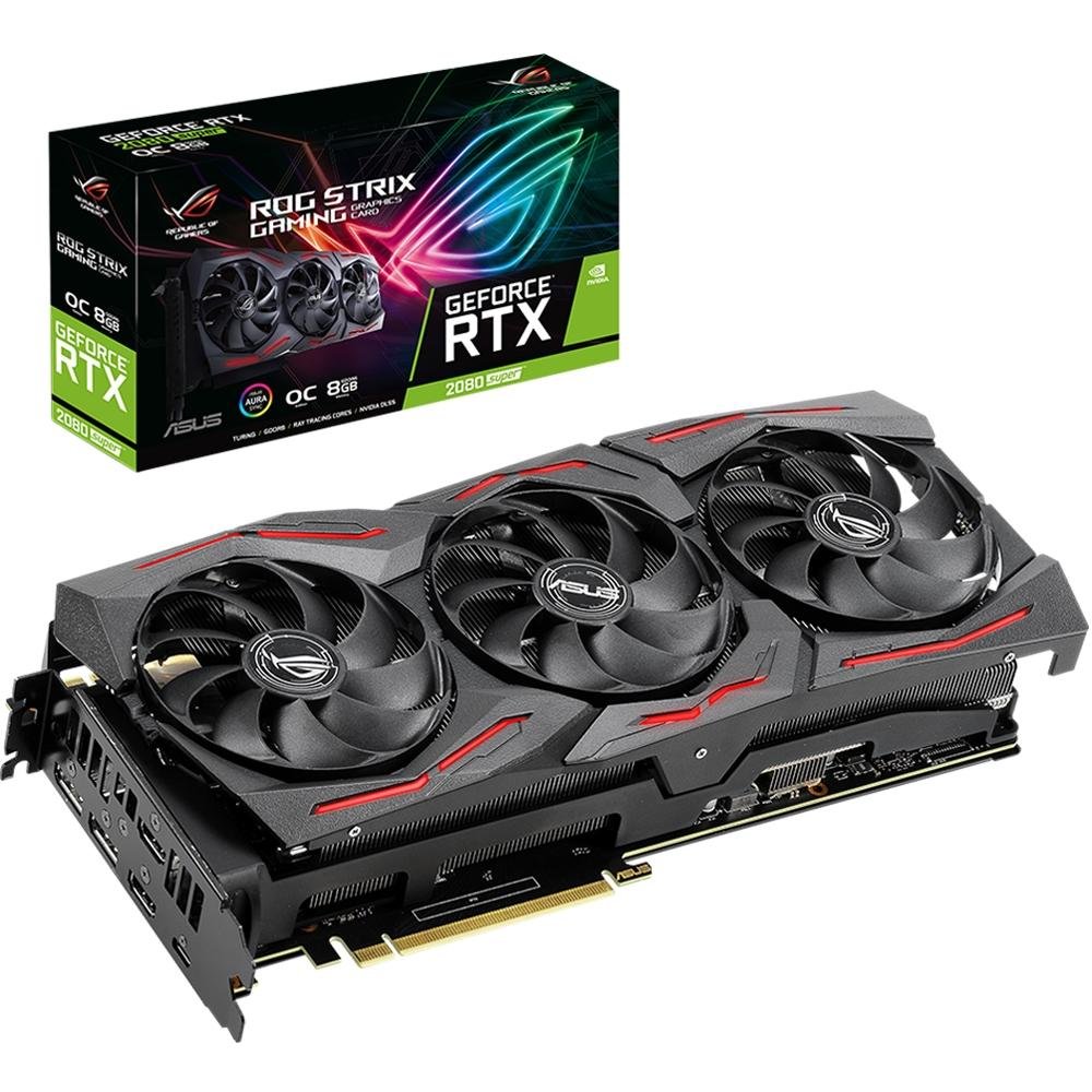 グラフィックボード・グラボ・ビデオカード ROG STRIX GeForce RTX 2080 Super placa-de-video-asus-rog-strix-